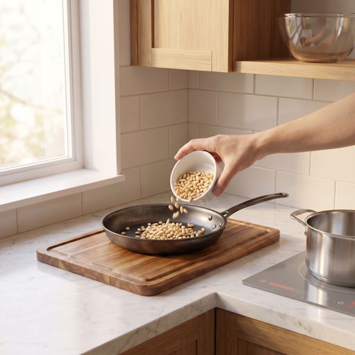 Step 1: Toast the Pine Nuts
