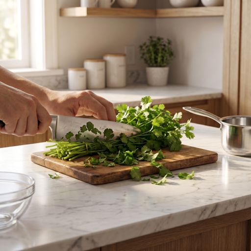 Roughly Chopped fresh cilantro