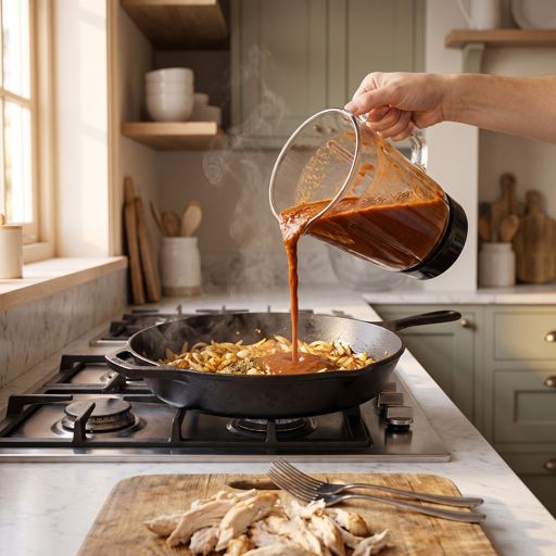 Step 10: Simmer the Tinga