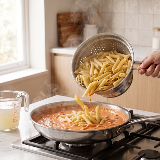 Step 13a: Finish the Pasta