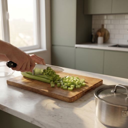 Diced celery
