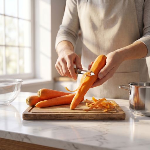 Peeled carrot