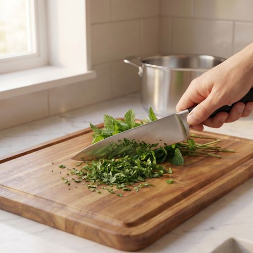 Finely Chopped fresh mint