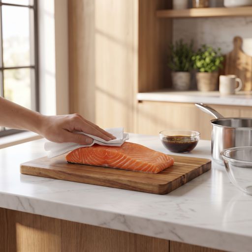 Step 3: Season the Salmon