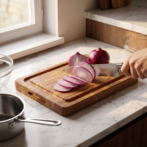 Thinly Sliced red onion