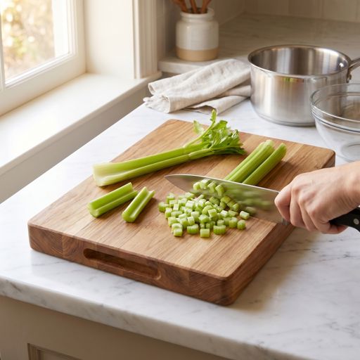 Diced celery