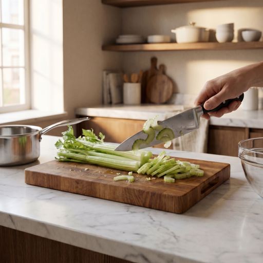 Sliced celery