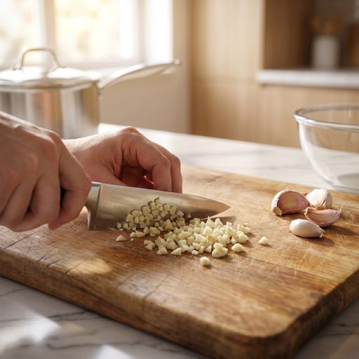 Minced garlic