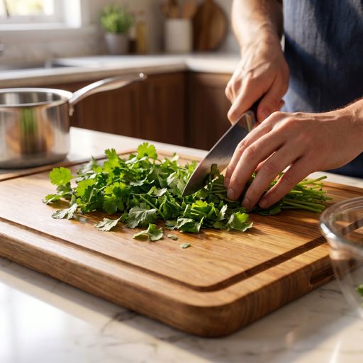 Roughly Chopped fresh cilantro