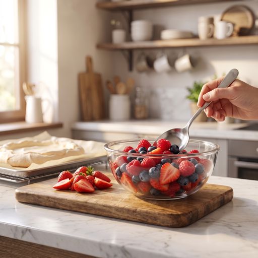 Step 12a: Prepare the Berry Topping