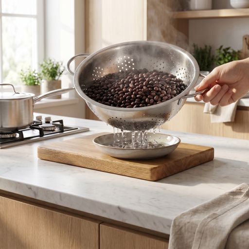 Drained black beans