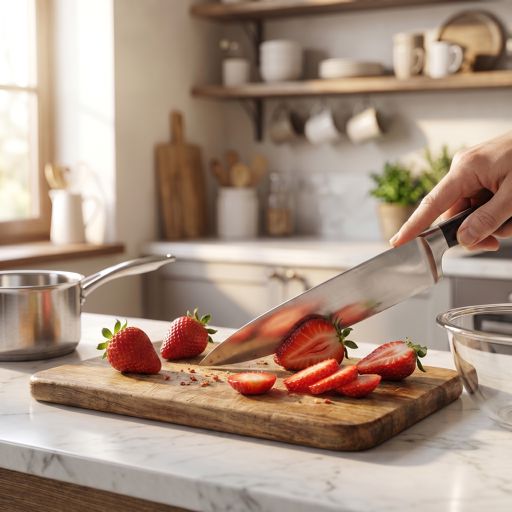 Sliced strawberry