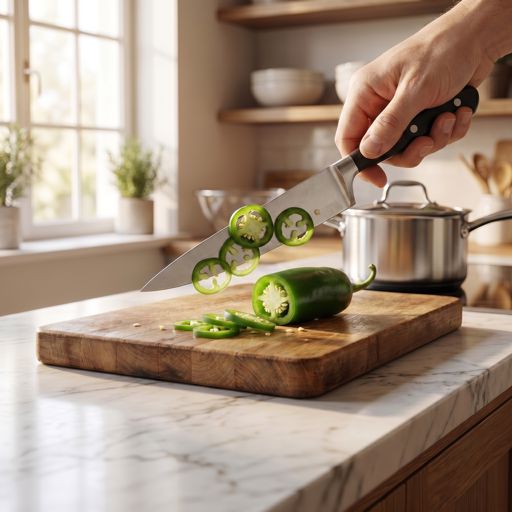 Thinly Sliced jalapeño