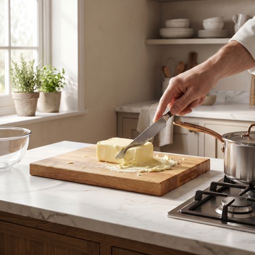 Softened unsalted butter