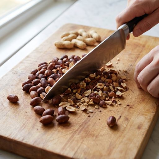 Roughly Chopped roasted peanuts