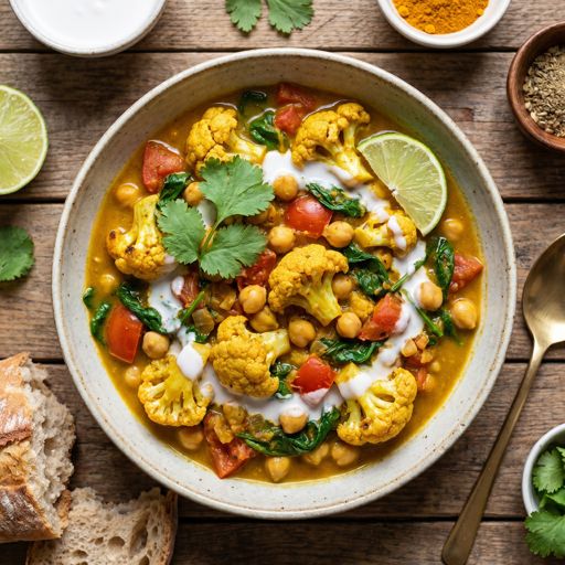 Golden Cauliflower Curry