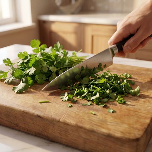 Roughly Chopped fresh cilantro