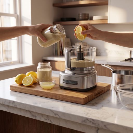 Step 1: Blend the Hummus Base